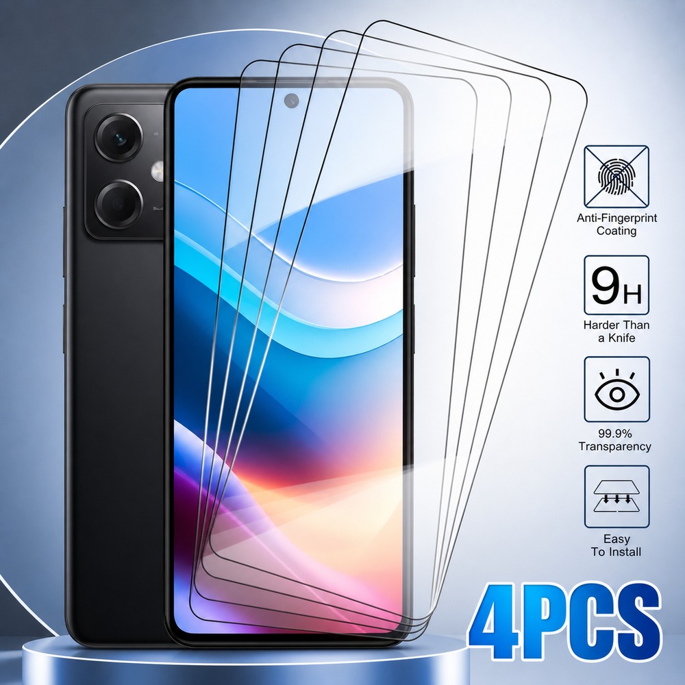 Realme C67 - 4 шт. закаленного стекла для Realme